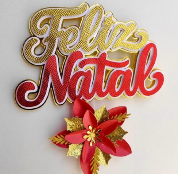 Arquivo de Corte Topo de Bolo Feliz Natal 2025 03
