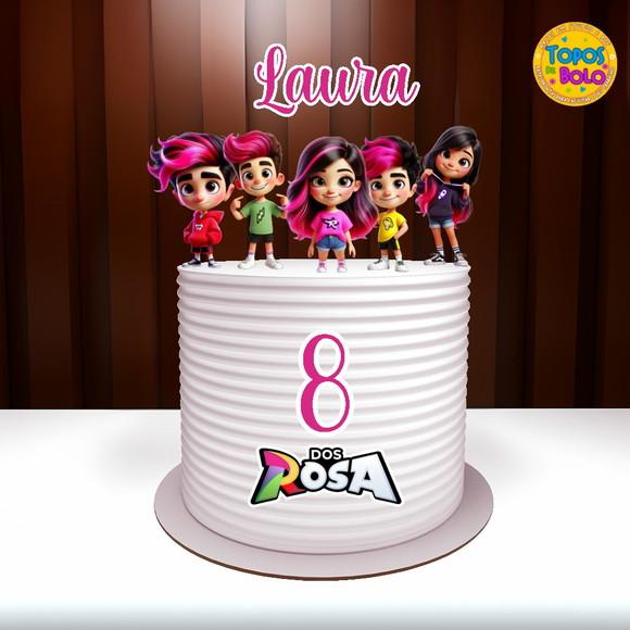 Arquivo de Corte Topo de Bolo dos Rosa 01