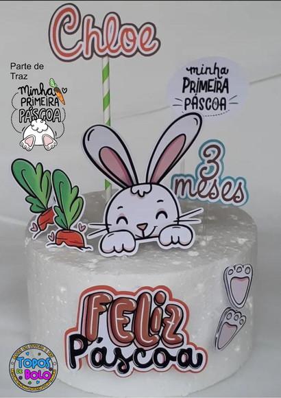 Arquivo de Corte Topo de Bolo Páscoa 10