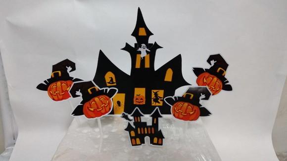 Arquivo de Corte Topo de Bolo Halloween 19