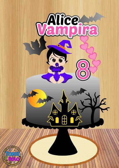 Arquivo de Corte Topo de Bolo Halloween 17
