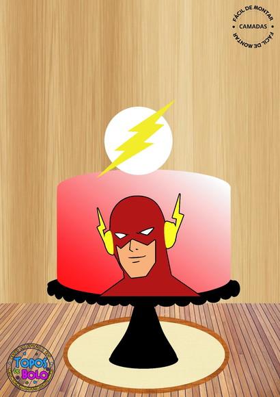 Arquivo de Corte Topo de Bolo Flash