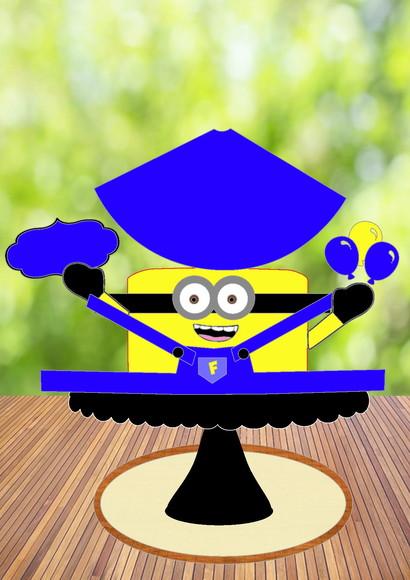 Arquivo de Corte Topo de Bolo Minions