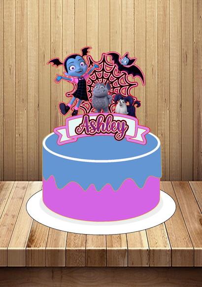 Topper Cake Vampirina - Arquivo Digital