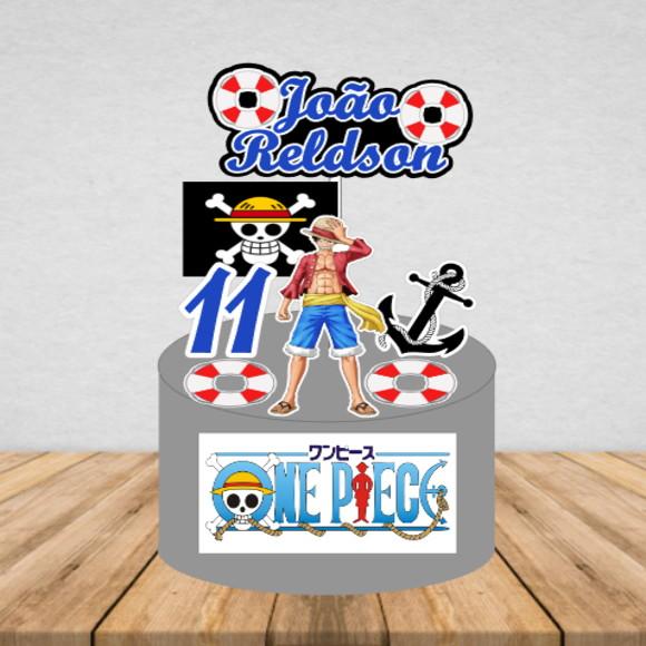 Topo de Bolo One Piece - Arquivo Digital