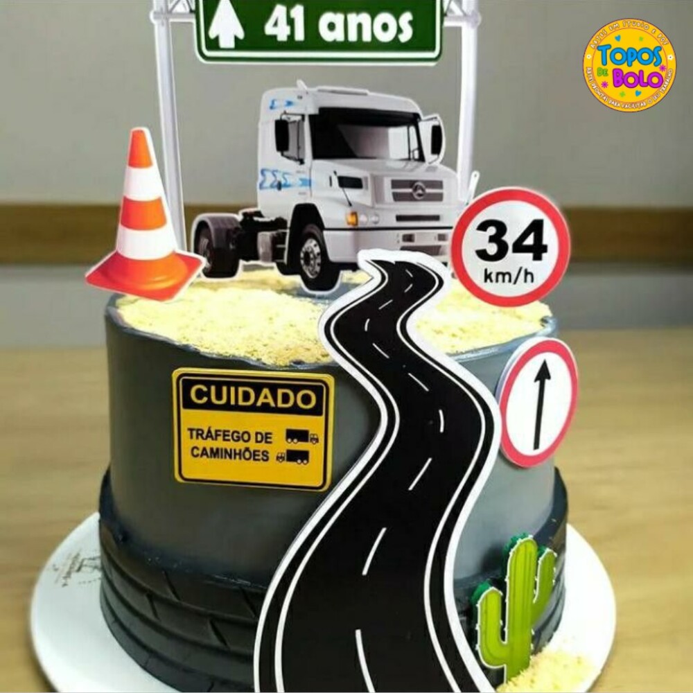 Arquivo de Corte Topo de Bolo Caminhão 04