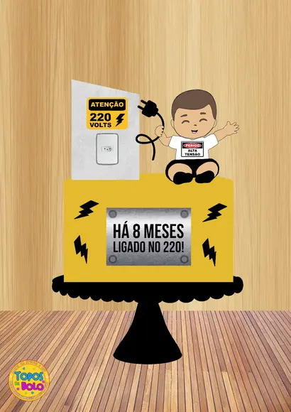 Arquivos de Corte Topo de Bolo 220 Volts