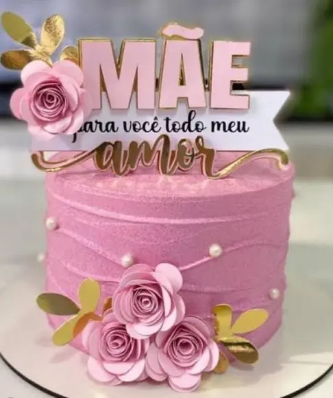Arquivo de Corte Topo de Bolo Todo Meu Amor Mãe