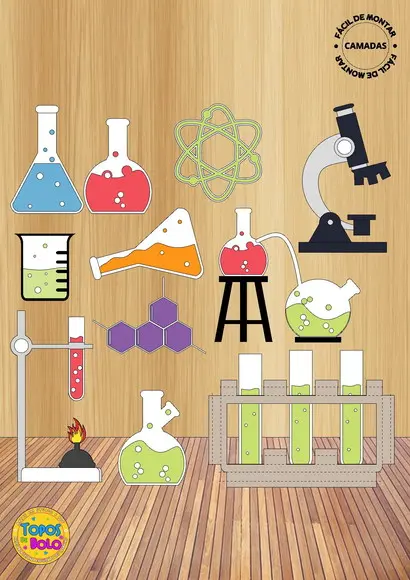 Arquivos de Corte Topo de Bolo Química