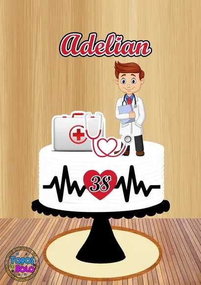 Arquivo de Corte Topo de Bolo Medicina