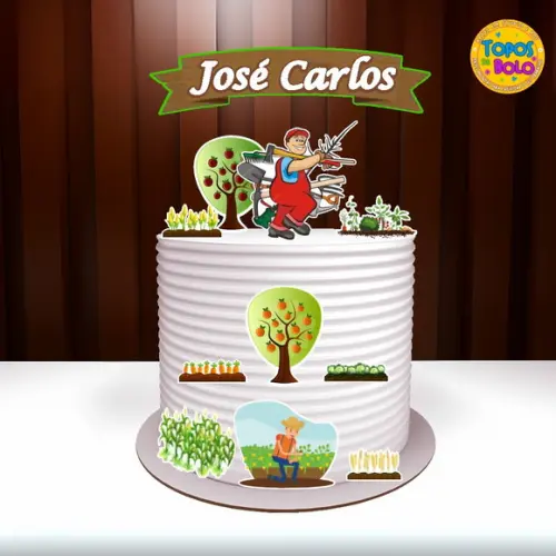 Arquivo de Corte Topo de Bolo Agricultor