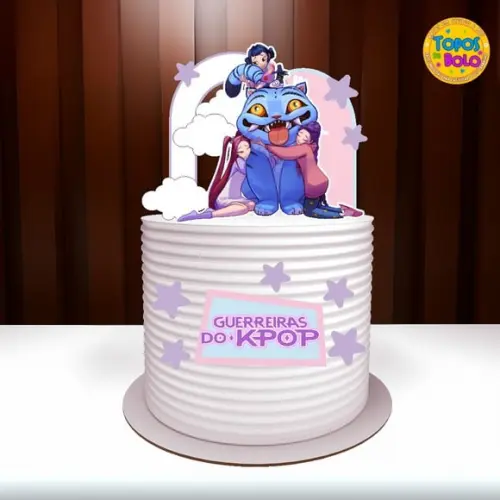 Arquivo de Corte Topo de Bolo Guerreiras do K-pop 04