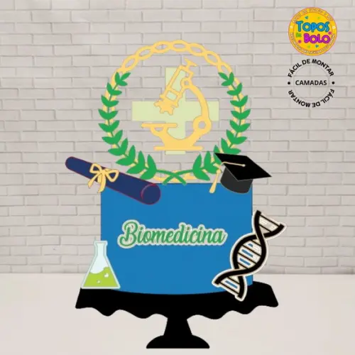Arquivo de Corte Topo de Bolo Biomedicina