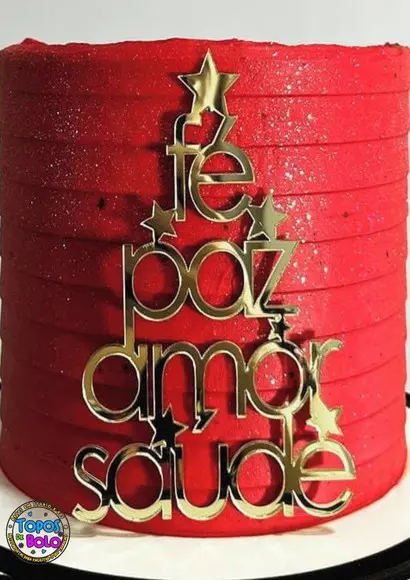 Arquivo de Corte Topo de Bolo Arvore de Natal Palavras