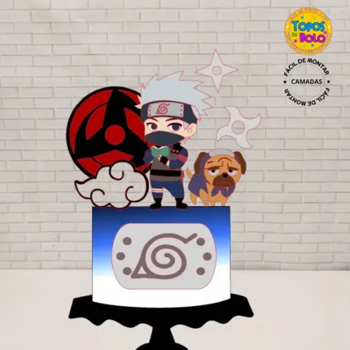 Arquivo de Corte Topo de Bolo Kakashi (naruto)