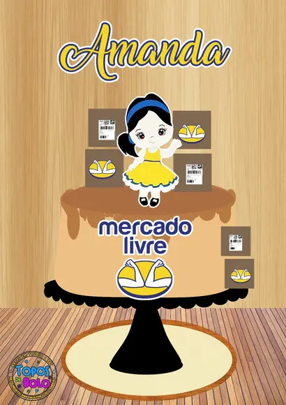 Arquivo de Corte Topo de Bolo Mercado
