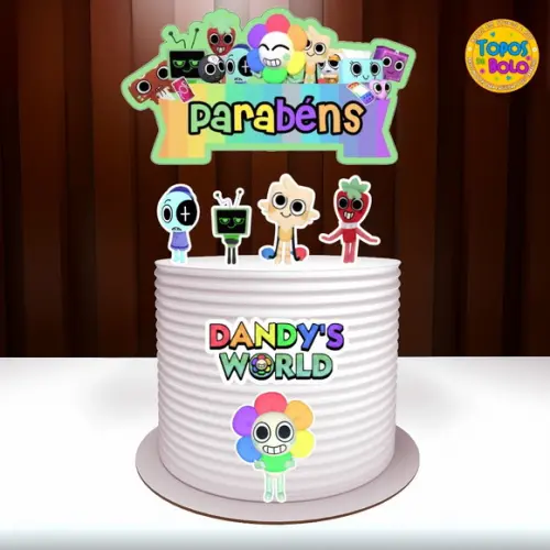 Arquivo de Corte Topo de Bolo Dandys World 01