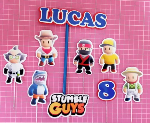 Arquivo de Corte Topo de Bolo Stumble Guys