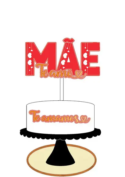 Topo Mãe Te Amo- Arquivo Digital