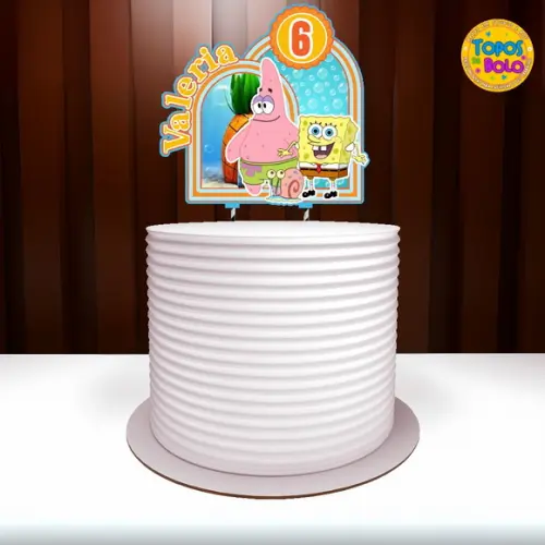Arquivo de Corte Topo de Bolo Bob Esponja 04