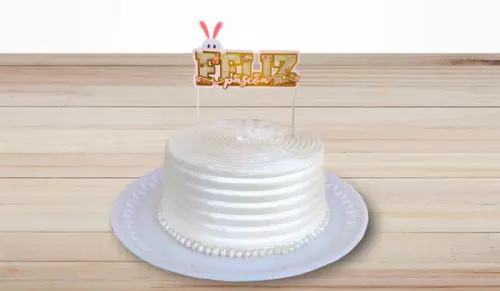 Arquivo de Corte Topo de Bolo Feliz Páscoa 03