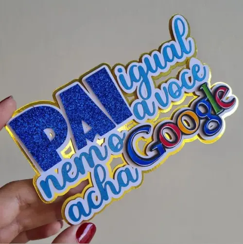 Arquivo de Corte Topo de Bolo Feliz Dia dos Pai 03