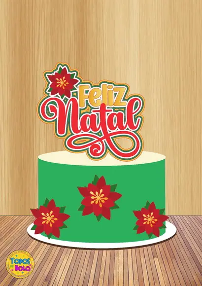 Arquivo de Corte Kit Topo de Bolo Natal Noel