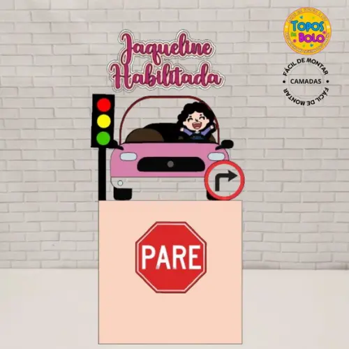 Arquivo de Corte Topo de Bolo Habilitada Camadas
