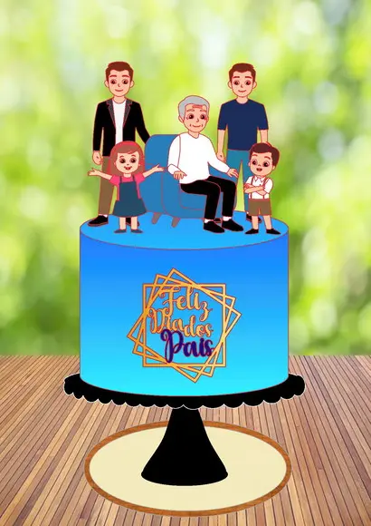 Topo de Bolo Pais e Filhos - Arquivo Digital
