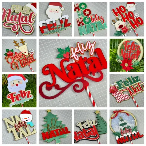 Kit Topos de Bolo Natal 01