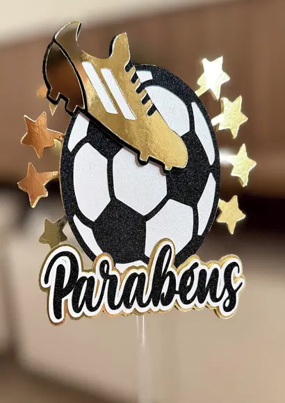 Arquivo de Corte Topo de Bolo Futebol 01