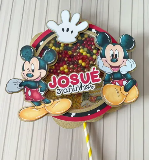 Arquivo de Corte Topo de Bolo Mickey Acetato