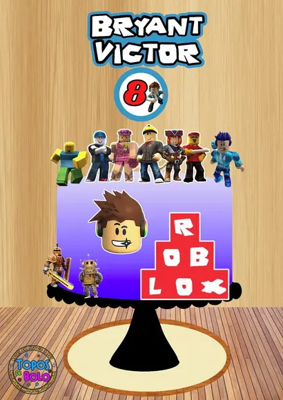 Arquivo de Corte Topo de Bolo Roblox 01