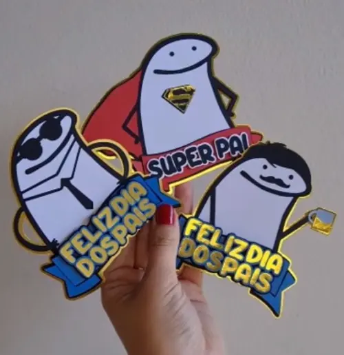 Arquivo de Corte Topo de Bolo Flork Dia dos Pai