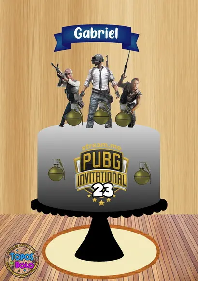 Arquivo de Corte Topo de Bolo Pubg Invitational