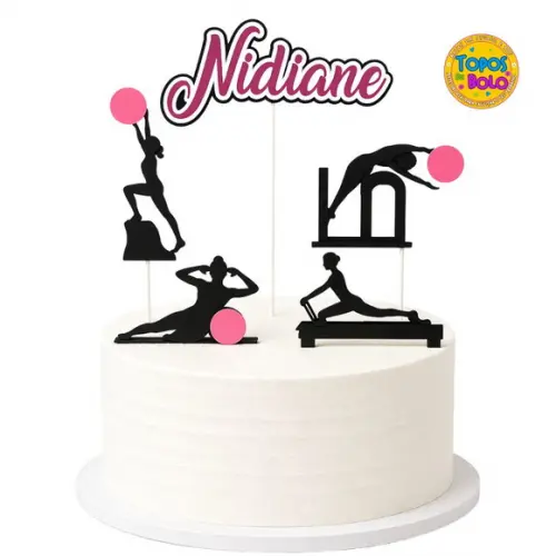 Arquivo de Corte Topo de Bolo Pilates