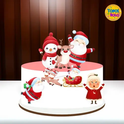 Arquivo de Corte Topo de Bolo Natal 2025 15