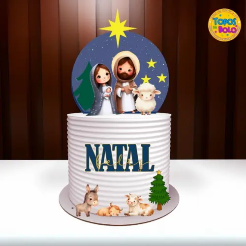 Arquivo de Corte Topo de Bolo Natal 2025 13