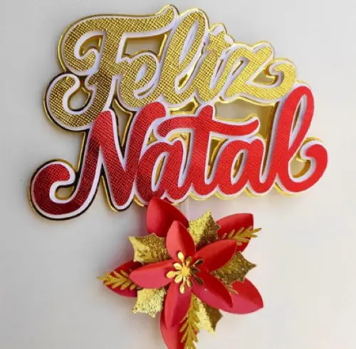 Arquivo de Corte Topo de Bolo Feliz Natal 2025 03