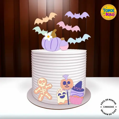 Arquivo de Corte Topo de Bolo Doces ou Travessuras