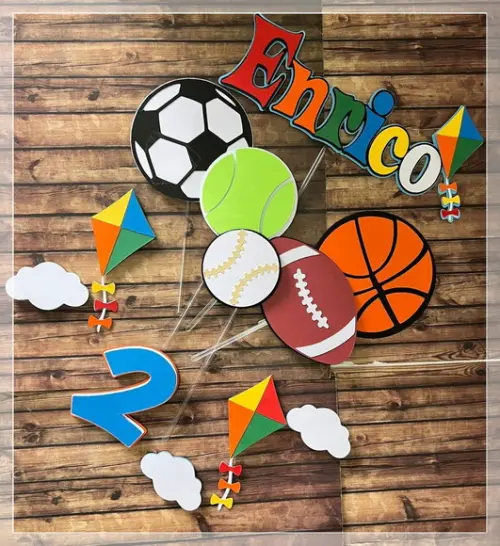 Arquivo de Corte Topo de Bolo Brinquedos 05