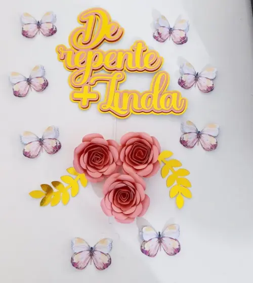 Arquivo de Corte Topo de Bolo de Repente + Linda 02