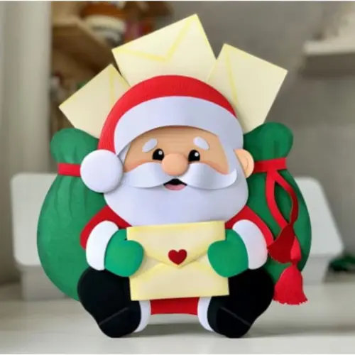 Arquivo de Corte Topo de Bolo Natal Cartas