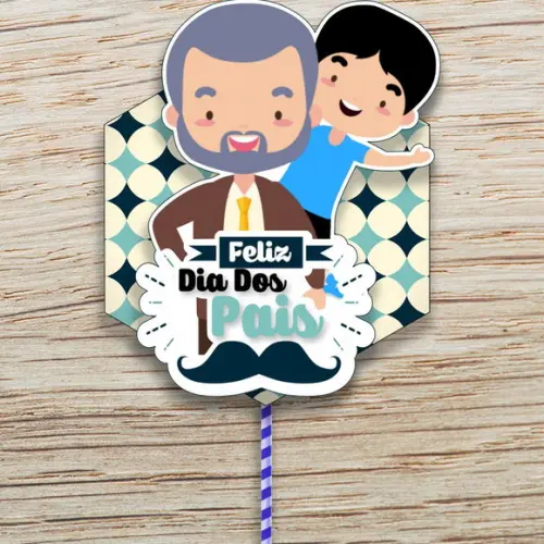 Topo de Bolo Dia dos Pais 4