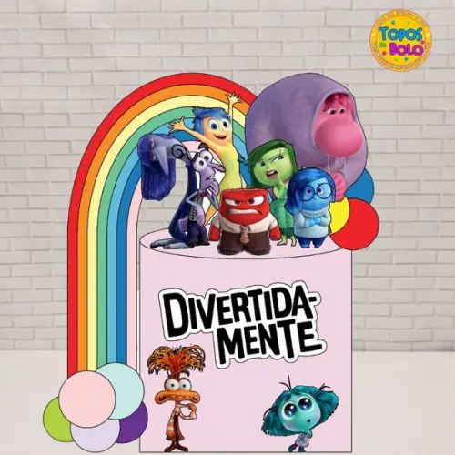 Arquivo de Corte Topo de Bolo Divertidamente