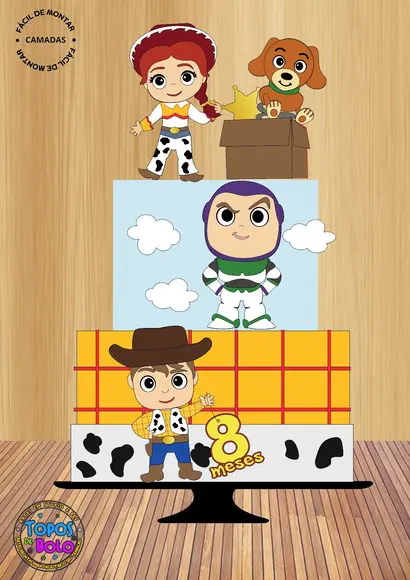 Arquivo de Corte Topo de Bolo Toy Story 03