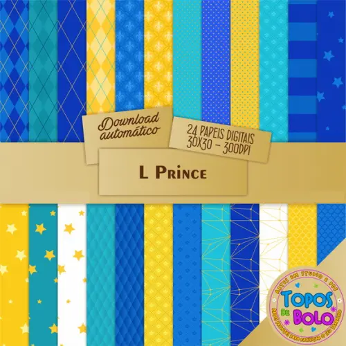 Kit Digital Papéis l Prince
