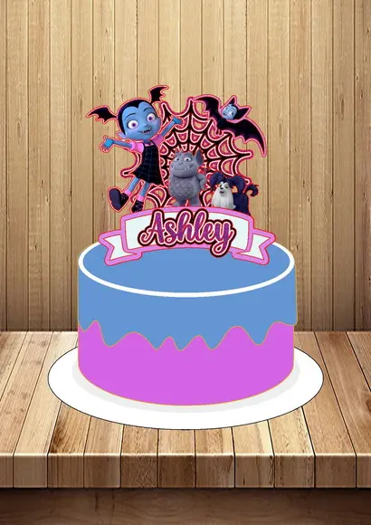 Topper Cake Vampirina - Arquivo Digital