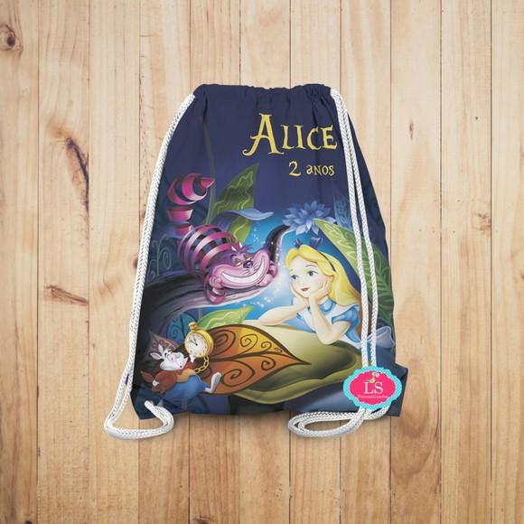 Mochilinha Alice no Pais das Maravilhas