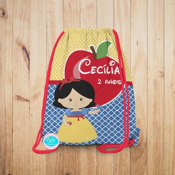 Mochilinha Branca de Neve Cute
